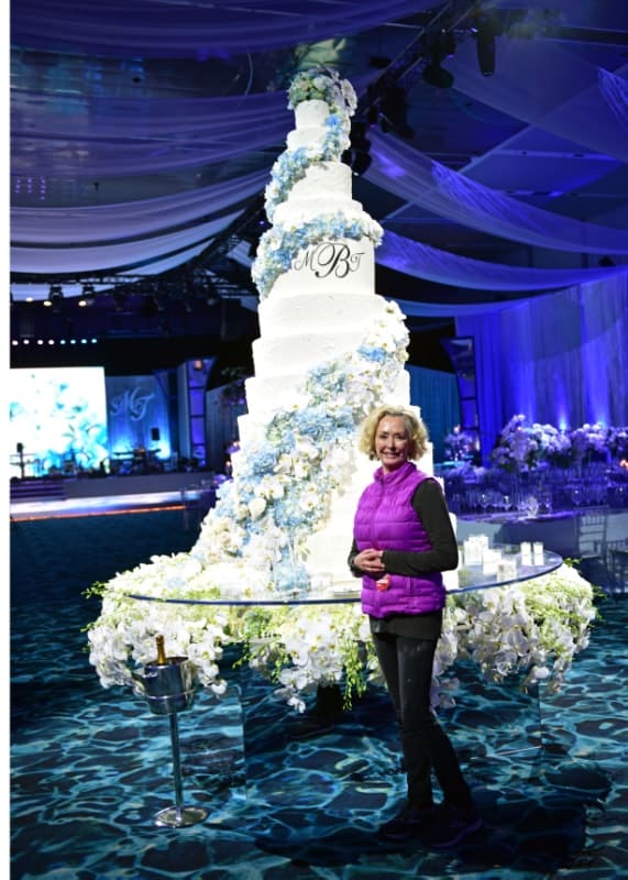 6 foot tall wedding cake